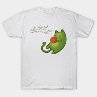 trans rights avocado cat T-Shirt
